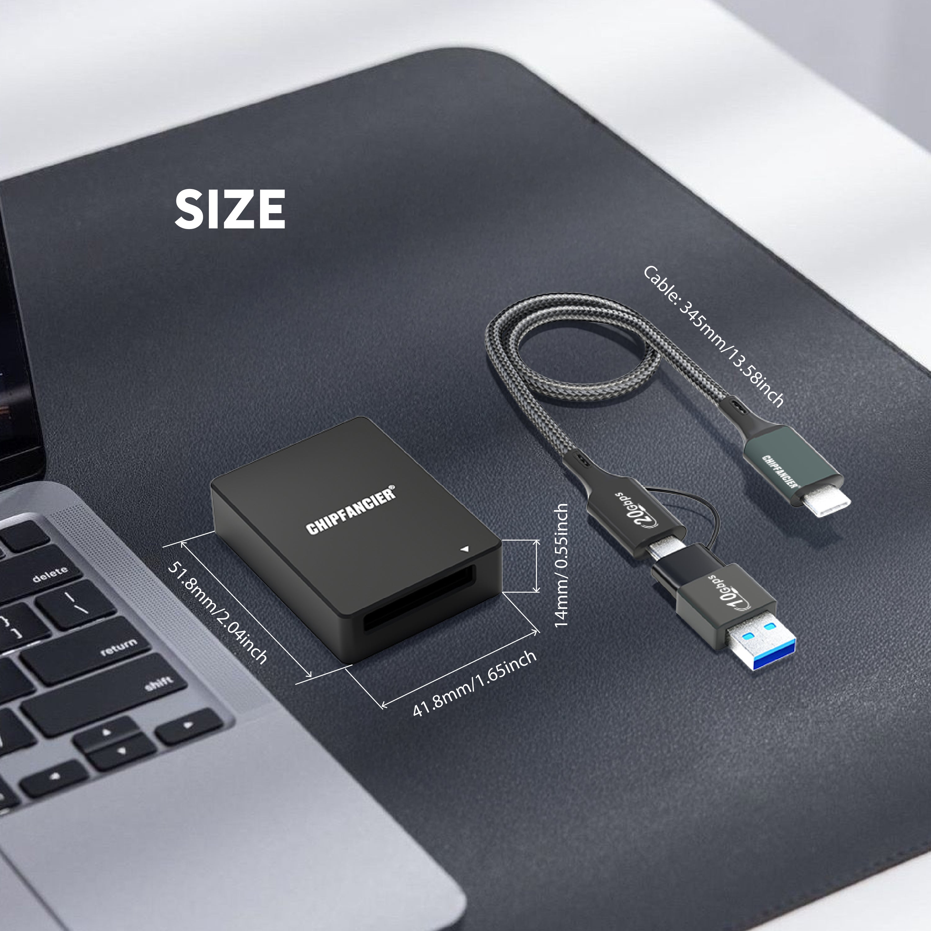 CFexpress Type B Card Reader with USB 3.2(Gen 2) 10Gbps