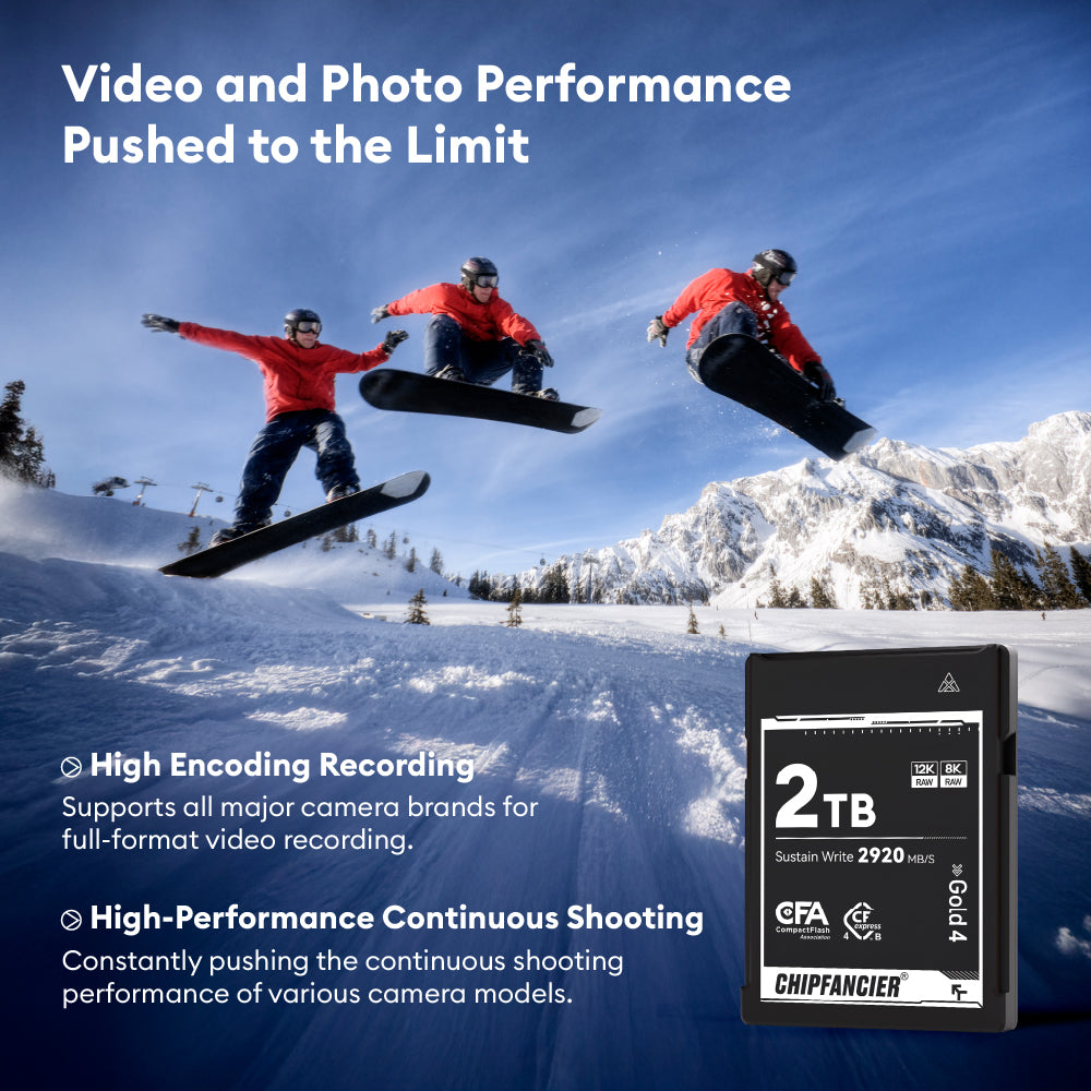 CHIPFANCIER  CFexpress Type B 4.0 Memory Card VPG400